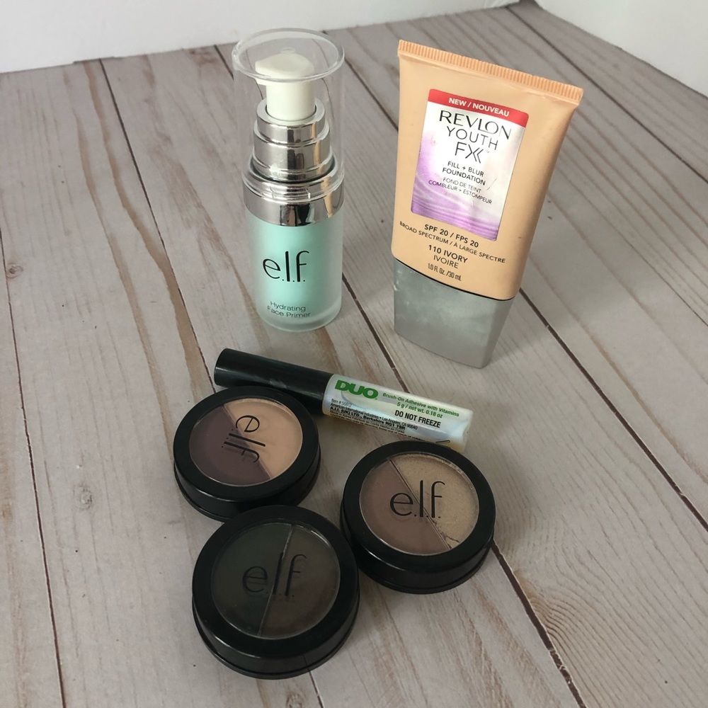 Lot of makeup